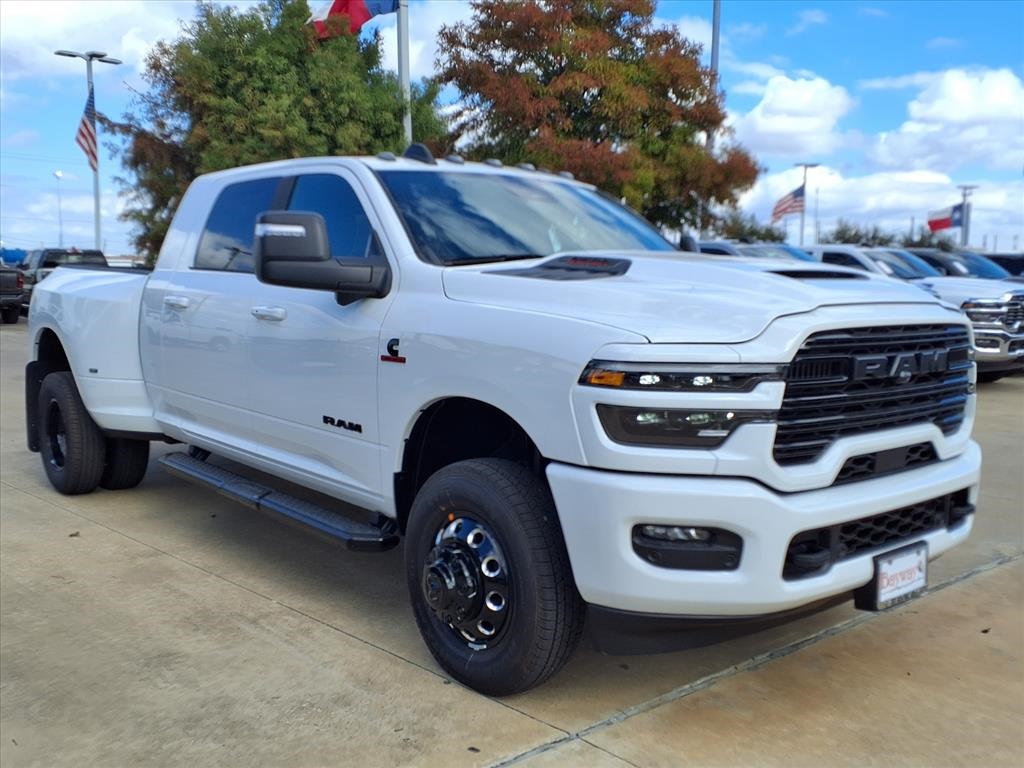 2026 Ram 3500 Laramie White at Texan Dodge Chrysler Jeep Ram