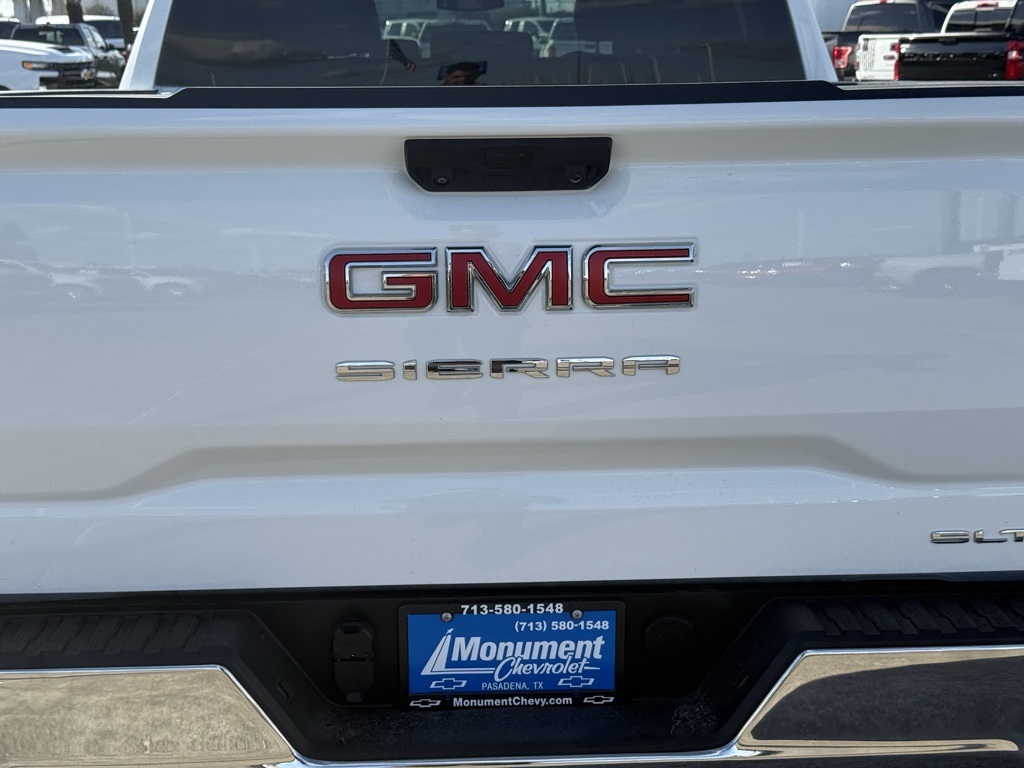 2023 GMC Sierra 1500 SLT White at Texan Dodge Chrysler Jeep Ram