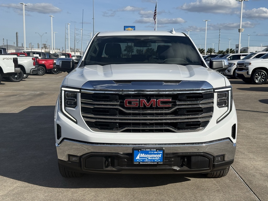 2023 GMC Sierra 1500 SLT White at Texan Dodge Chrysler Jeep Ram