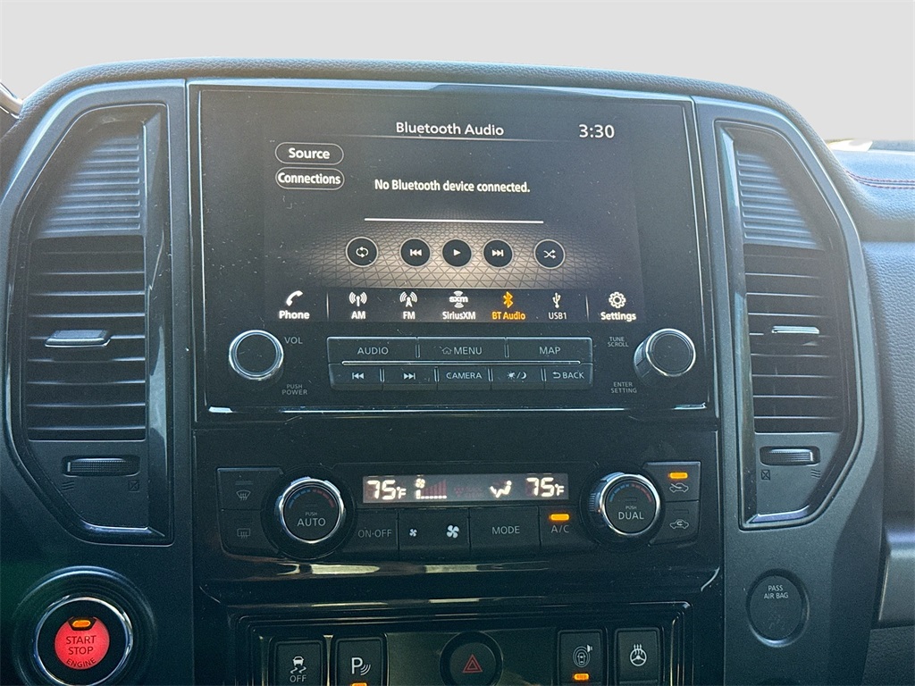 2021 Nissan Titan PRO-4X Beige at Texan Dodge Chrysler Jeep Ram