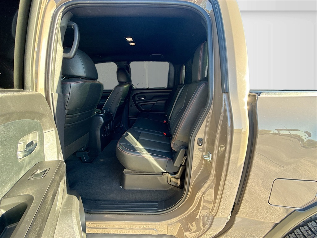 2021 Nissan Titan PRO-4X Beige at Texan Dodge Chrysler Jeep Ram