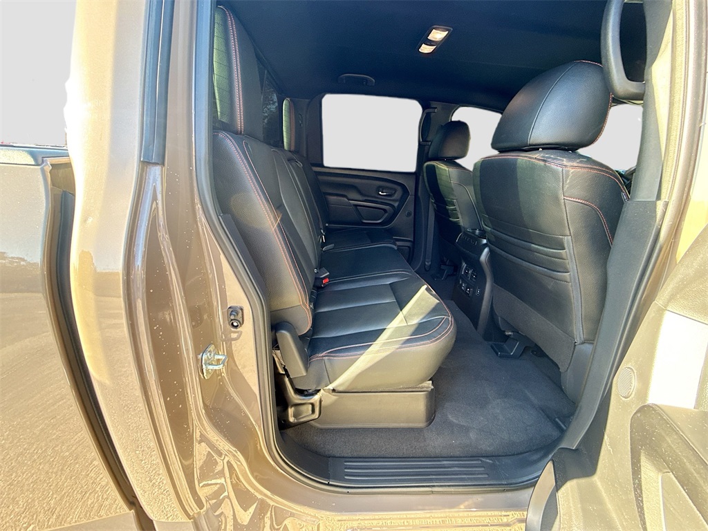 2021 Nissan Titan PRO-4X Beige at Texan Dodge Chrysler Jeep Ram