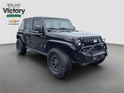 Used 2018 Jeep Wrangler Unlimited Sport with VIN 1C4HJXDG2JW136127 for sale in Kansas City