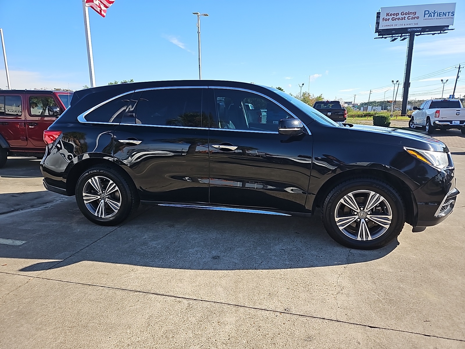 2019 Acura MDX 3.5L Black at Texan Dodge Chrysler Jeep Ram