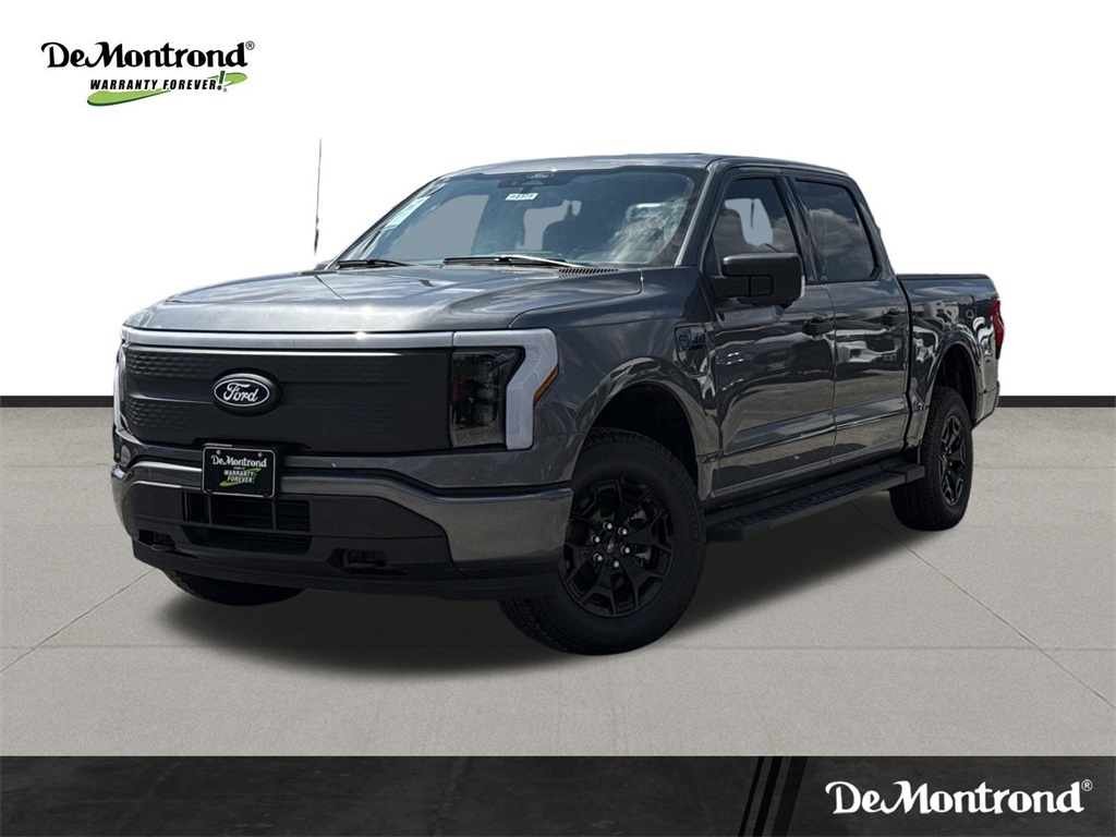2025 Ford F-150 Lightning XLT Gray at DeMontrond Ford