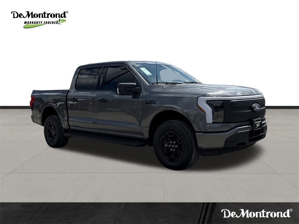 2025 Ford F-150 Lightning XLT Gray at DeMontrond Ford