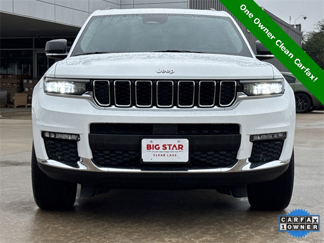 2021 Jeep Grand Cherokee L Limited White at Mac Haik CDJR North Houston