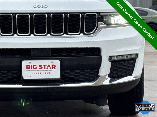 2021 Jeep Grand Cherokee L Limited White at Mac Haik CDJR North Houston