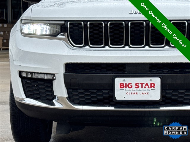 2021 Jeep Grand Cherokee L Limited White at Mac Haik CDJR North Houston