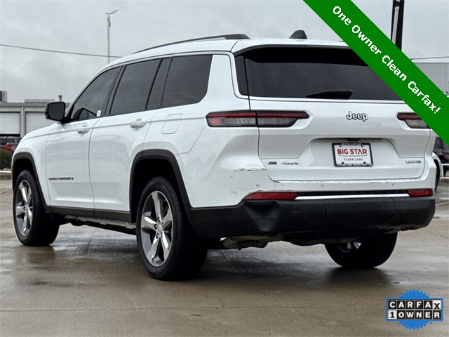 2021 Jeep Grand Cherokee L Limited White at Mac Haik CDJR North Houston