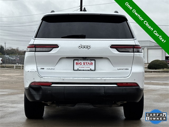 2021 Jeep Grand Cherokee L Limited White at Mac Haik CDJR North Houston