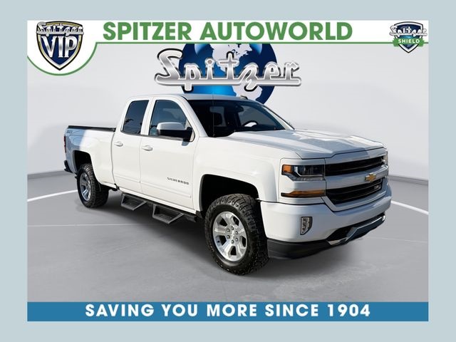 Summit White 2018 Chevrolet Silverado 1500 LT Double Cab 4WD Pickup Truck Four-Wheel Drive Automatic