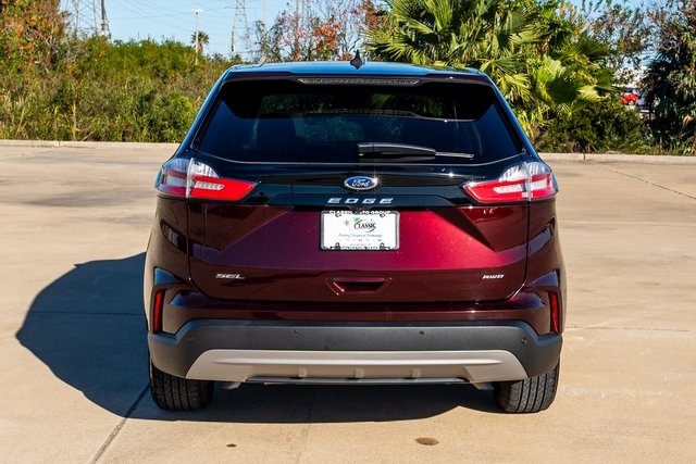2023 Ford Edge SEL Red at DeMontrond Automotive Group
