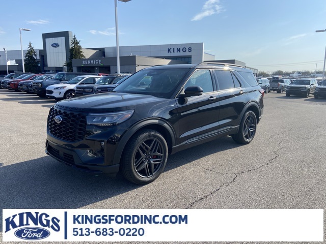 Agate Black Metallic 2025 Ford Explorer ST-Line AWD SUV / Crossover All-Wheel Drive Automatic