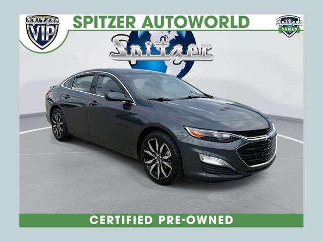 Shadow Gray Metallic 2020 Chevrolet Malibu RS FWD Sedan Front-Wheel Drive Continuously Variable Transmission