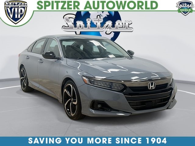 Sonic Gray Pearl 2022 Honda Accord Sedan Front-Wheel Drive Continuously Variable Transmission