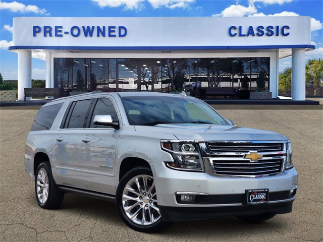 2019 Chevrolet Suburban Premier Silver at Central Houston Nissan