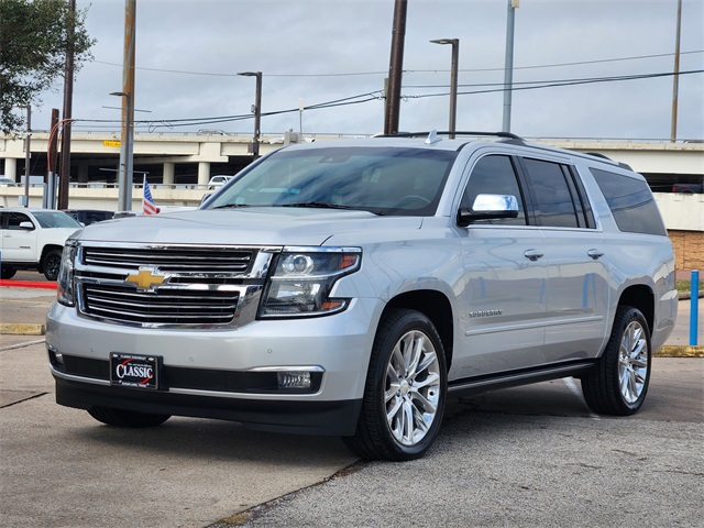 2019 Chevrolet Suburban Premier Silver at Central Houston Nissan