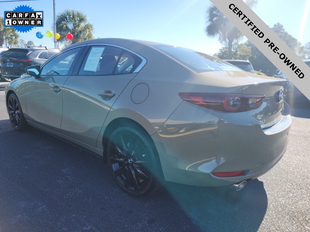 2025 Mazda Mazda3 2.5 Carbon Turbo Beige at Stokes Mazda