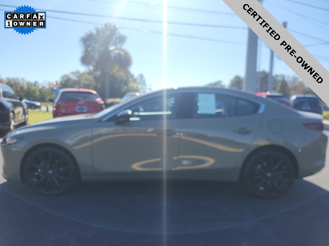 2025 Mazda Mazda3 2.5 Carbon Turbo Beige at Stokes Mazda