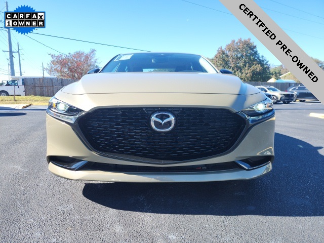 2025 Mazda Mazda3 2.5 Carbon Turbo Beige at Stokes Mazda
