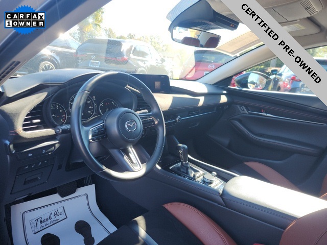 2025 Mazda Mazda3 2.5 Carbon Turbo Beige at Stokes Mazda