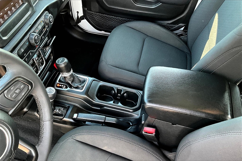 2023 Jeep Gladiator Sport White at Central Houston Nissan