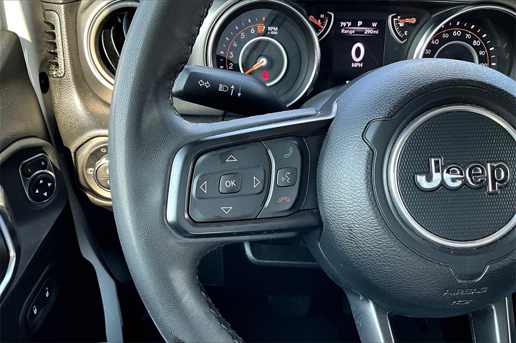 2023 Jeep Gladiator Sport White at Central Houston Nissan