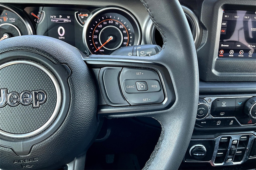 2023 Jeep Gladiator Sport White at Central Houston Nissan