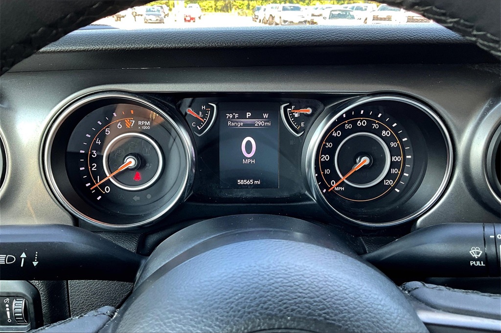 2023 Jeep Gladiator Sport White at Central Houston Nissan