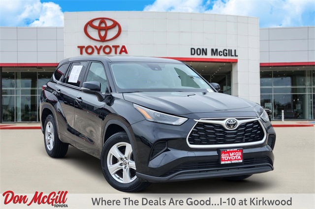 2023 Toyota Highlander L Black at Baytown Hyundai