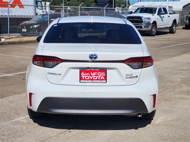 2024 Toyota Corolla Hybrid XLE White at Baytown Hyundai