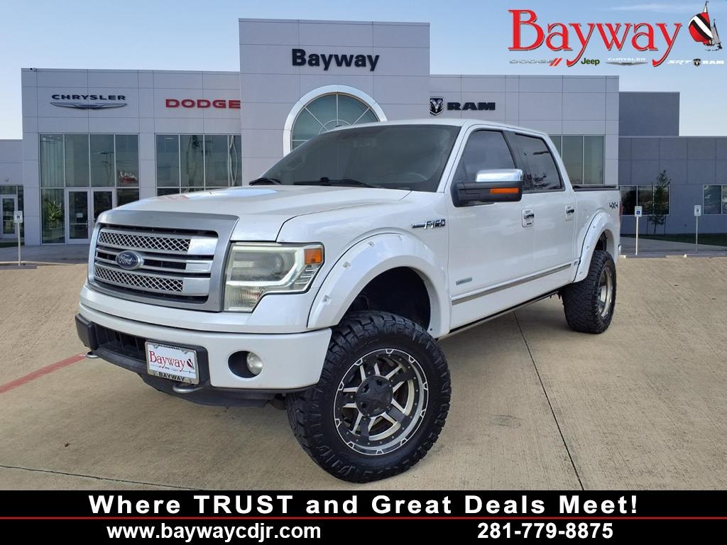 2014 Ford F-150 Platinum White at Emmons Autoplex