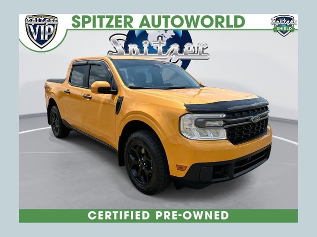 Cyber Orange Metallic Tricoat 2023 Ford Maverick Pickup Truck All-Wheel Drive 8-Speed Automatic