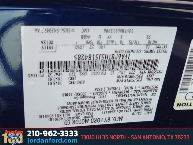 Used Car 2018 Ford Mustang  Ecoboost For Sale Under $20,000 In San Antonio, Texas