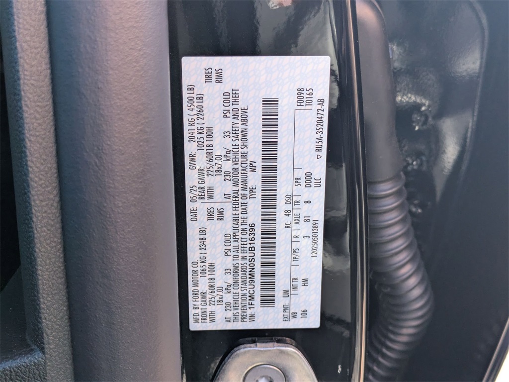 New 2025 Ford Escape For Sale in Findlay, OH