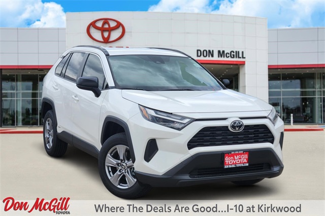 2025 Toyota RAV4 Hybrid LE White at Baytown Hyundai