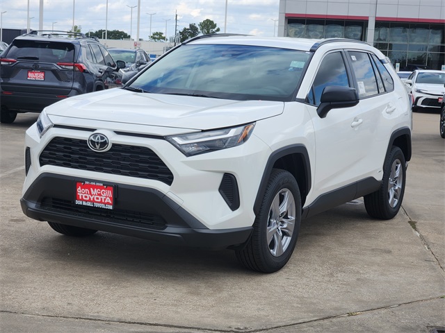 2025 Toyota RAV4 Hybrid LE White at Baytown Hyundai