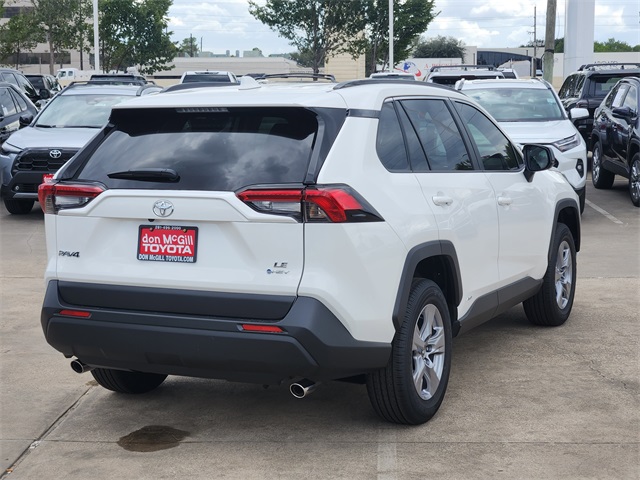 2025 Toyota RAV4 Hybrid LE White at Baytown Hyundai