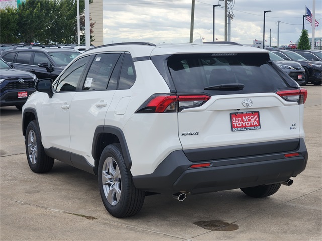 2025 Toyota RAV4 Hybrid LE White at Baytown Hyundai