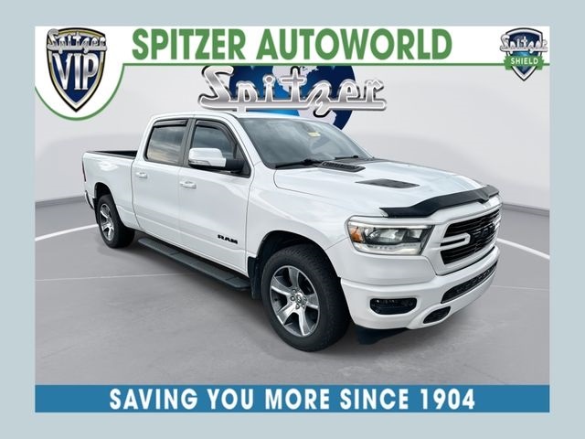 Billet Silver Metallic Clearcoat 2019 RAM 1500 Sport Crew Cab 4WD Pickup Truck 8-Speed Automatic