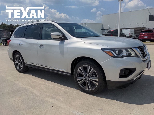 2020 Nissan Pathfinder Platinum Silver at Don McGill Toyota