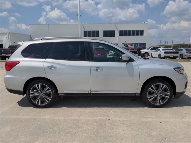 2020 Nissan Pathfinder Platinum Silver at Don McGill Toyota