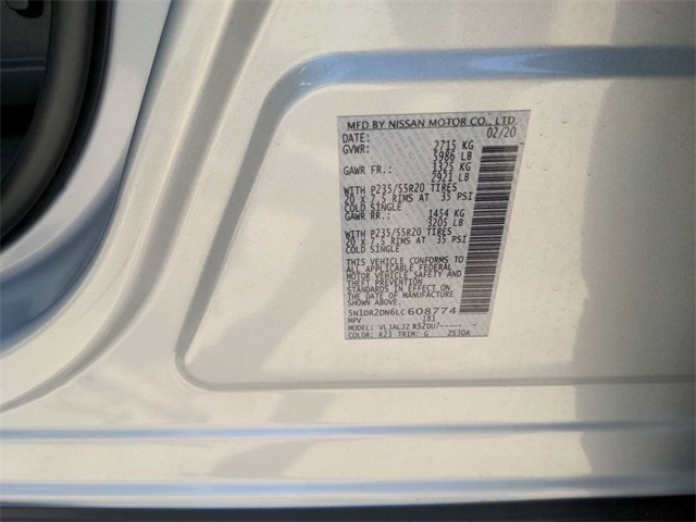 2020 Nissan Pathfinder Platinum Silver at Don McGill Toyota