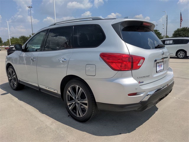 2020 Nissan Pathfinder Platinum Silver at Don McGill Toyota