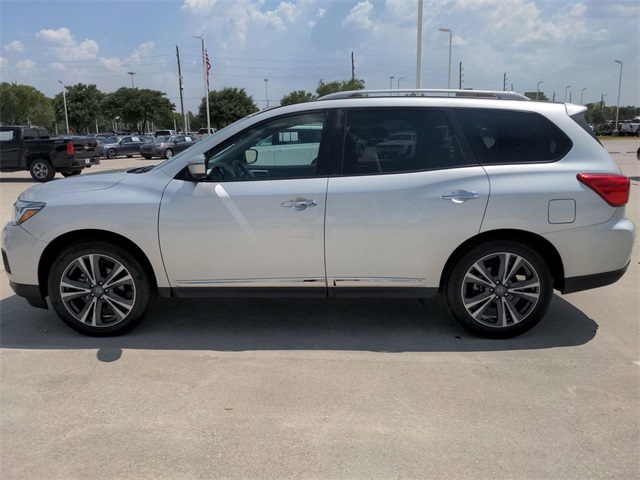 2020 Nissan Pathfinder Platinum Silver at Don McGill Toyota