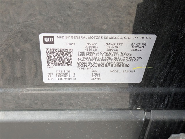 2023 Chevrolet Equinox LT Gray at Superior Honda