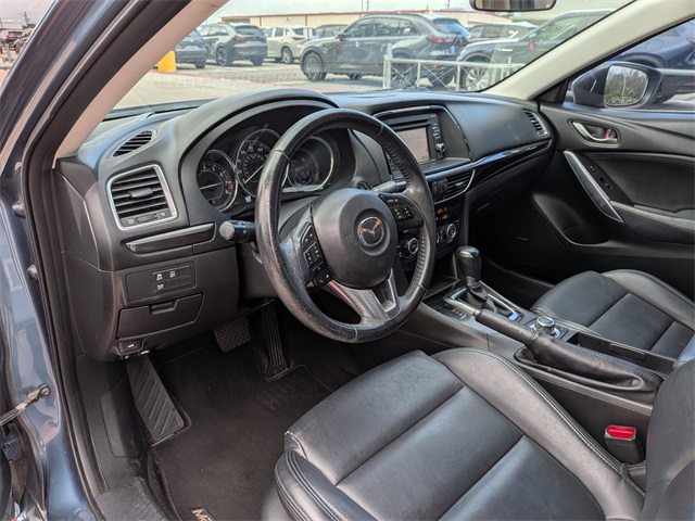 2015 Mazda Mazda6 i Touring Blue at North Houston Mitsubishi