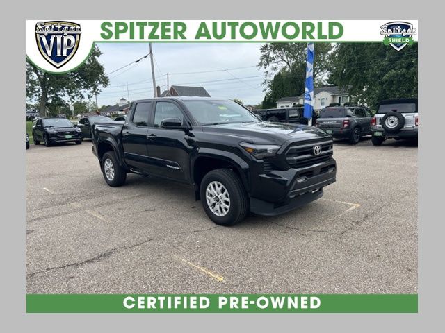 Black 2024 Toyota Tacoma Pickup Truck Four-Wheel Drive 8-Speed Automatic