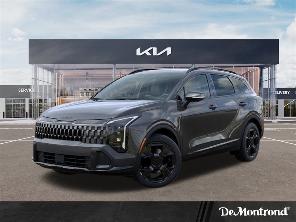 2026 Kia Sportage Plug-In Hybrid X-Line Gray at DeMontrond Automotive Group